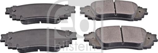 Febi Bilstein 116417 - Комплект спирачно феродо, дискови спирачки vvparts.bg