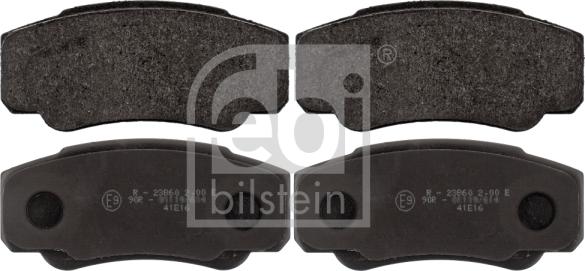 Febi Bilstein 116047 - Комплект спирачно феродо, дискови спирачки vvparts.bg