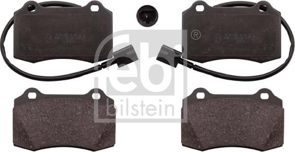 Febi Bilstein 116010 - Комплект спирачно феродо, дискови спирачки vvparts.bg