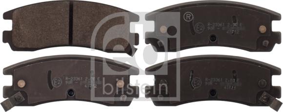 Febi Bilstein 116154 - Комплект спирачно феродо, дискови спирачки vvparts.bg