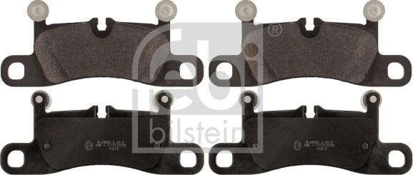 Febi Bilstein 116169 - Комплект спирачно феродо, дискови спирачки vvparts.bg