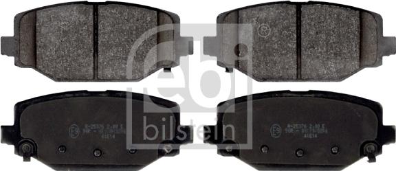 Febi Bilstein 116111 - Комплект спирачно феродо, дискови спирачки vvparts.bg