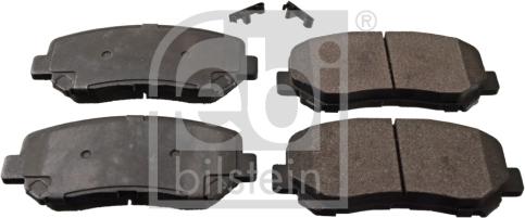 Febi Bilstein 116395 - Комплект спирачно феродо, дискови спирачки vvparts.bg