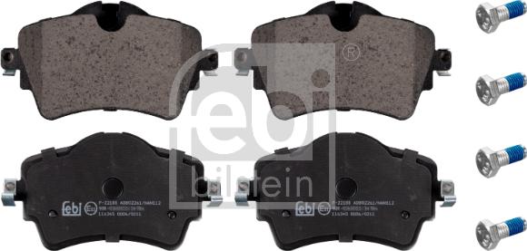 Febi Bilstein 116345 - Комплект спирачно феродо, дискови спирачки vvparts.bg