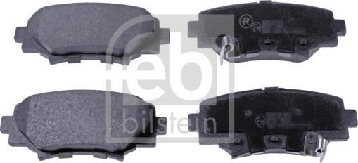 Febi Bilstein 116360 - Комплект спирачно феродо, дискови спирачки vvparts.bg