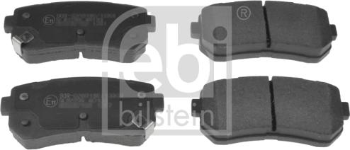 Febi Bilstein 116367 - Комплект спирачно феродо, дискови спирачки vvparts.bg