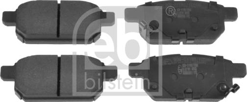Febi Bilstein 116313 - Комплект спирачно феродо, дискови спирачки vvparts.bg