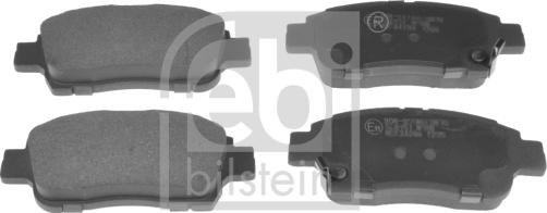 Febi Bilstein 116271 - Комплект спирачно феродо, дискови спирачки vvparts.bg