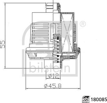 Febi Bilstein 180085 - Хидравличен филтър, ламелен съединител 4 х 4 vvparts.bg