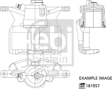 Febi Bilstein 181957 - Спирачен апарат vvparts.bg