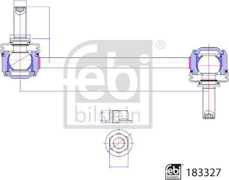 Febi Bilstein 183327 - Биалета vvparts.bg