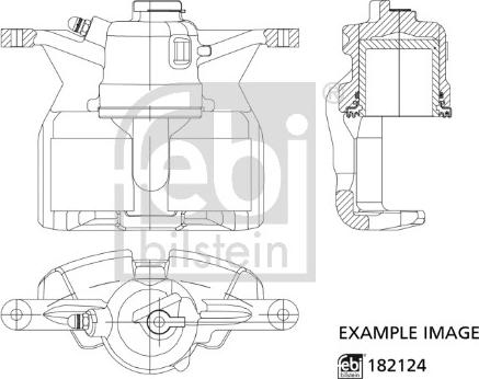 Febi Bilstein 182124 - Спирачен апарат vvparts.bg