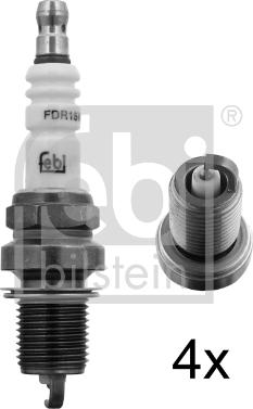 Febi Bilstein 13608 - Запалителна свещ vvparts.bg