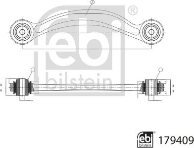 Febi Bilstein 179409 - Носач, окачване на колелата vvparts.bg