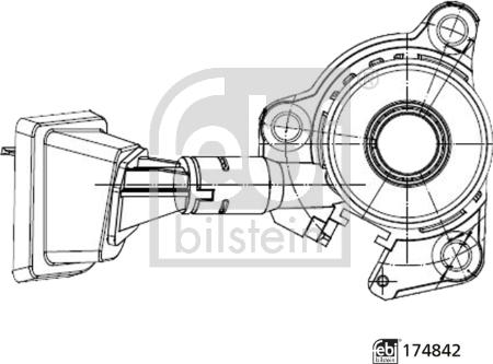 Febi Bilstein 174842 - Лагер помпа, съединител vvparts.bg