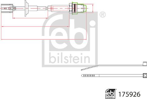 Febi Bilstein 175926 - Ламбда-сонда vvparts.bg