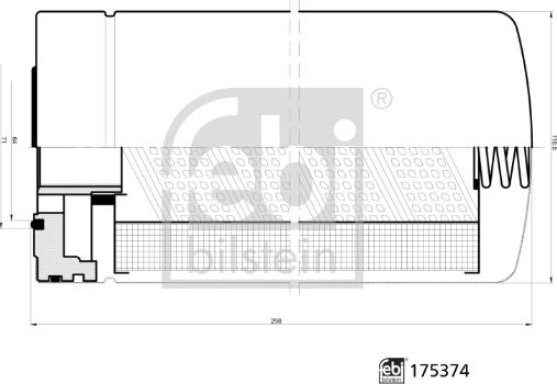 Febi Bilstein 175374 - Хидравличен филтър, автоматична предавателна кутия vvparts.bg