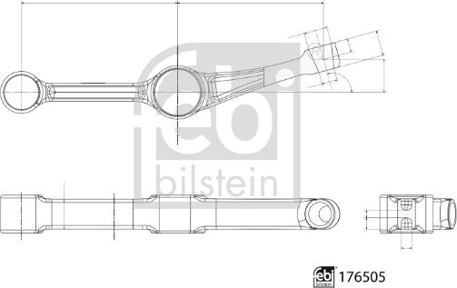 Febi Bilstein 176505 - Носач, окачване на колелата vvparts.bg