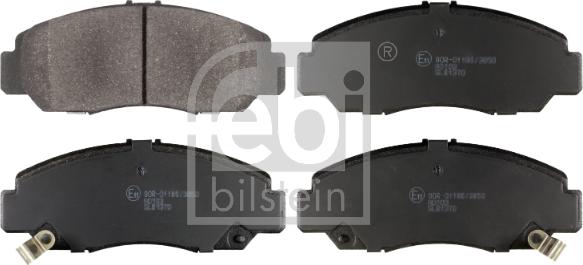 Febi Bilstein 170650 - Комплект спирачно феродо, дискови спирачки vvparts.bg