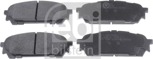 Febi Bilstein 170666 - Комплект спирачно феродо, дискови спирачки vvparts.bg