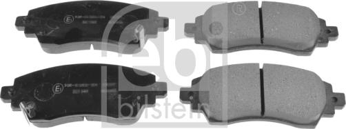 Febi Bilstein 170264 - Комплект спирачно феродо, дискови спирачки vvparts.bg