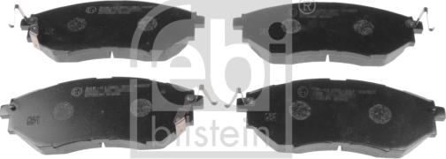 Febi Bilstein 170268 - Комплект спирачно феродо, дискови спирачки vvparts.bg