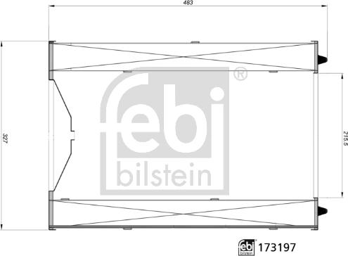 Febi Bilstein 173197 - Въздушен филтър vvparts.bg