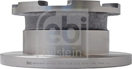 Febi Bilstein 29161 - Спирачен диск vvparts.bg