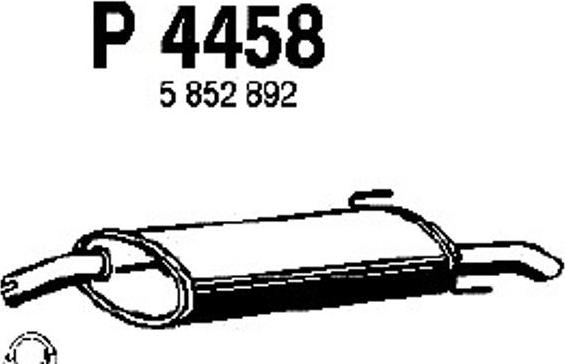 Fenno P4458 - Крайно гърне vvparts.bg