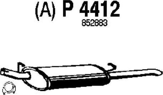 Fenno P4412 - Крайно гърне vvparts.bg