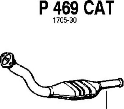 Fenno P469CAT - Катализатор vvparts.bg