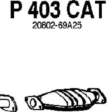 Fenno P403CAT - Катализатор vvparts.bg