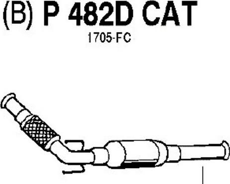 Fenno P482DCAT - Катализатор vvparts.bg