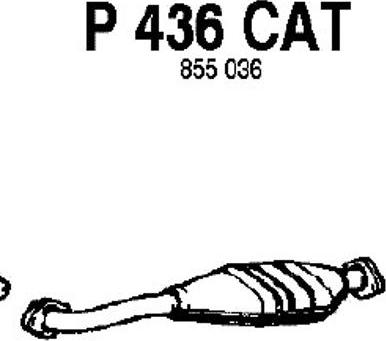 Fenno P436CAT - Катализатор vvparts.bg