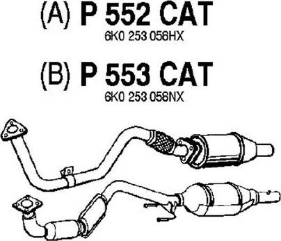 Fenno P552CAT - Катализатор vvparts.bg