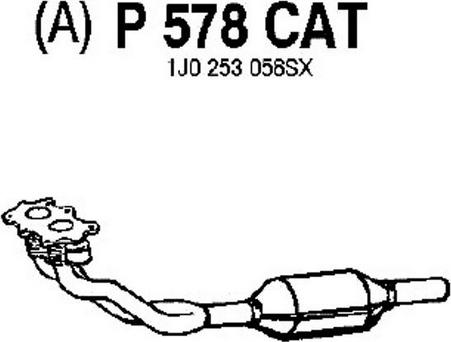 Fenno P578CAT - Катализатор vvparts.bg