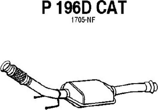 Fenno P196DCAT - Катализатор vvparts.bg