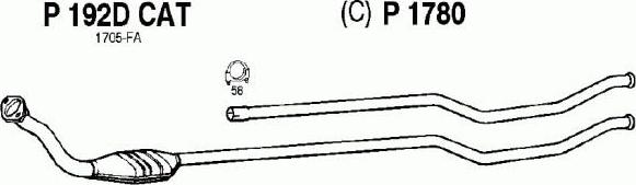 Fenno P192DCAT - Катализатор vvparts.bg