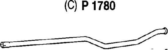 Fenno P1780 - Изпускателна тръба vvparts.bg