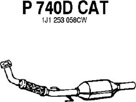 Fenno P740DCAT - Катализатор vvparts.bg