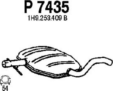 Fenno P7435 - Средно гърне vvparts.bg