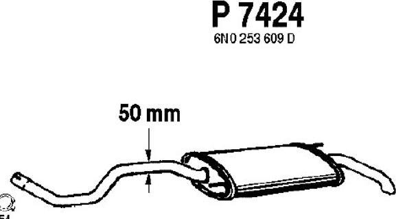 Fenno P7424 - Крайно гърне vvparts.bg