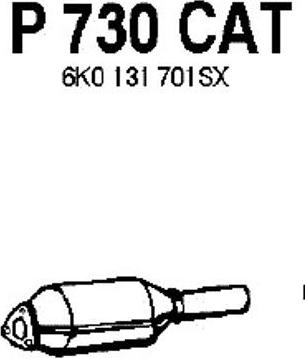 Fenno P730CAT - Катализатор vvparts.bg