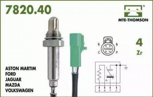 Fenno XL7820.40.040 - Ламбда-сонда vvparts.bg