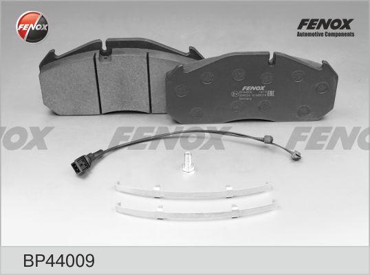 Fenox BP44009 - Комплект спирачно феродо, дискови спирачки vvparts.bg