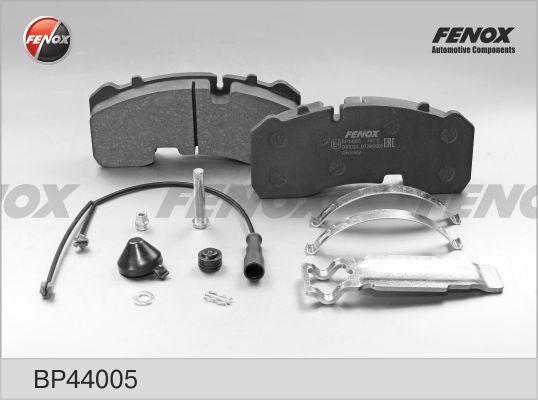 Fenox BP44005 - Комплект спирачно феродо, дискови спирачки vvparts.bg