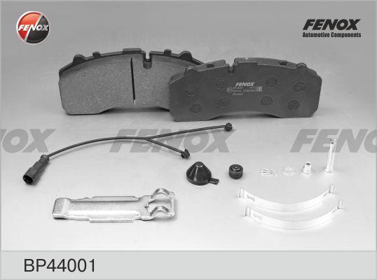 Fenox BP44001 - Комплект спирачно феродо, дискови спирачки vvparts.bg