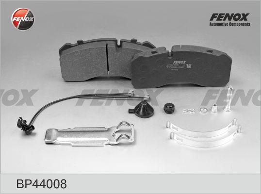 Fenox BP44008 - Комплект спирачно феродо, дискови спирачки vvparts.bg