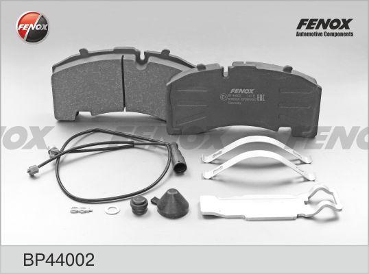 Fenox BP44002 - Комплект спирачно феродо, дискови спирачки vvparts.bg