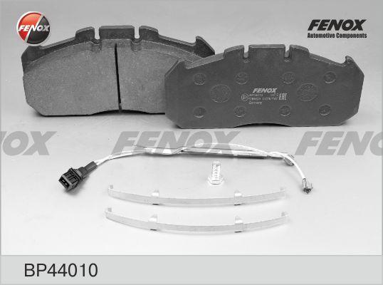 Fenox BP44010 - Комплект спирачно феродо, дискови спирачки vvparts.bg